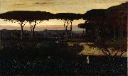 George Inness, Pines and Olives at Albano,